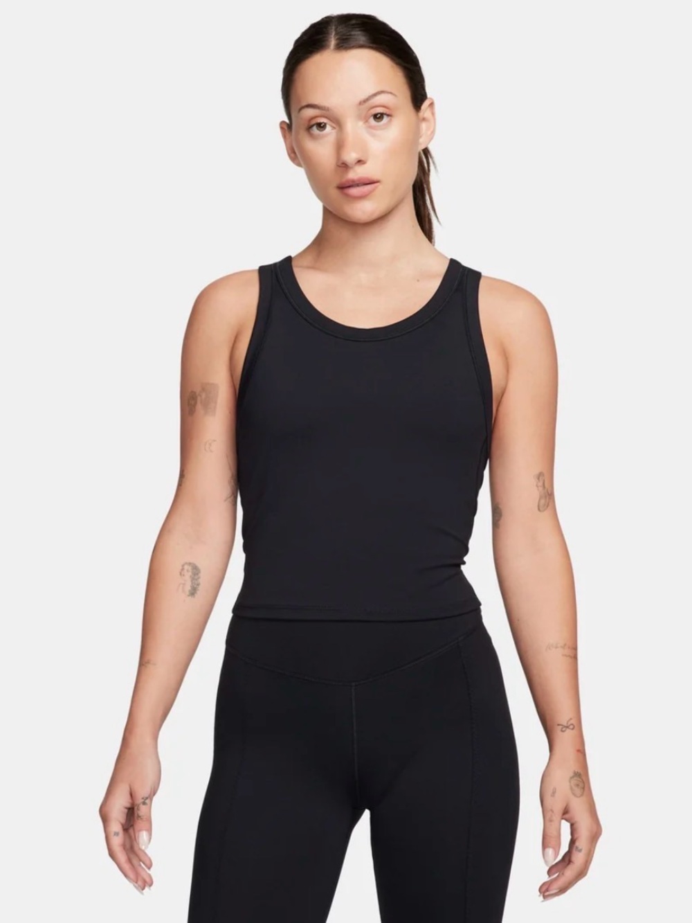 Black Women's Racer Tank Top